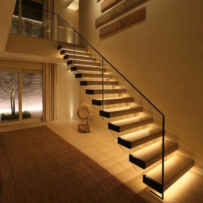 USB Rechargeable LED Motion Sensor Strip Light for Bed Corridor Bathroom and Closet