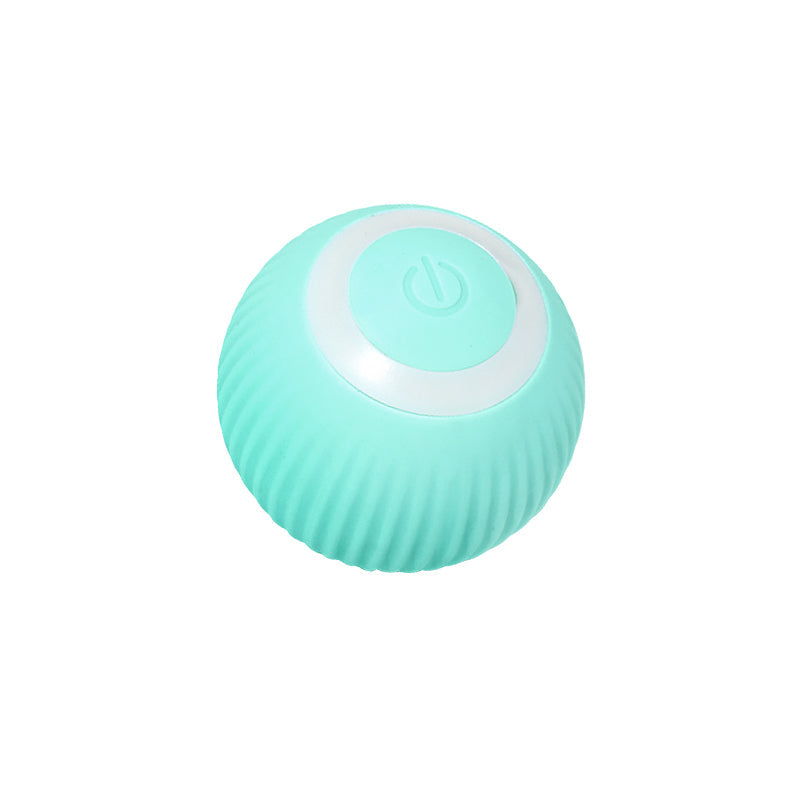 Balle Interactive Automatique pour Chat Rechargeable USB avec Lumière LED Capteur de Mouvement et Détection d'Obstacles