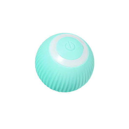Balle Interactive Automatique pour Chat Rechargeable USB avec Lumière LED Capteur de Mouvement et Détection d'Obstacles