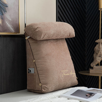 Lunara – Coussin de Lecture avec Dossier Ergonomique et Franges de Luxe