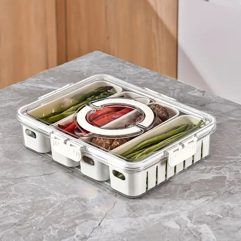 Terra – Set de Contenants et Paniers de Rangement pour Réfrigérateur