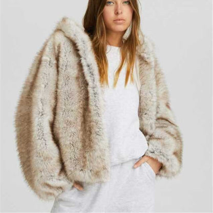 Manteau Chaud en Fausse Fourrure - Aurelles