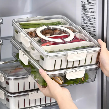 Terra – Set de Contenants et Paniers de Rangement pour Réfrigérateur