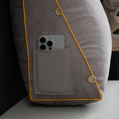 Lunara – Coussin de Lecture avec Dossier Ergonomique et Franges de Luxe