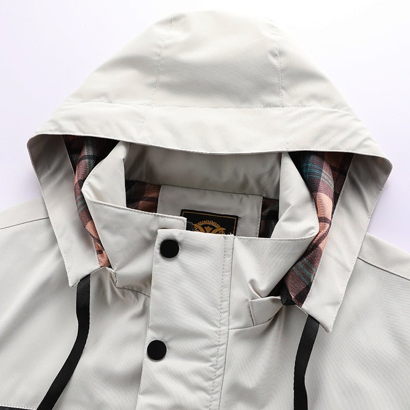 Veste cole de plein air imperméable et coupe-vent confortable - pour hommes - Aurelles