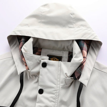 Veste cole de plein air imperméable et coupe-vent confortable - pour hommes - Aurelles