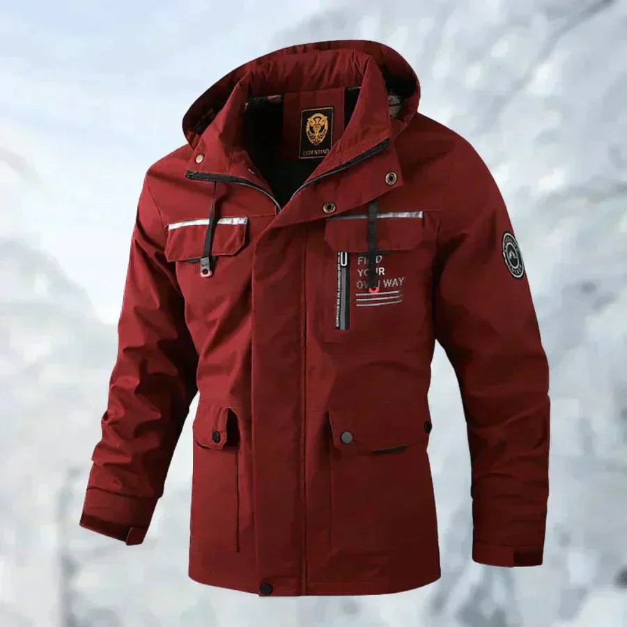 Veste cole de plein air imperméable et coupe-vent confortable - pour hommes - Aurelles