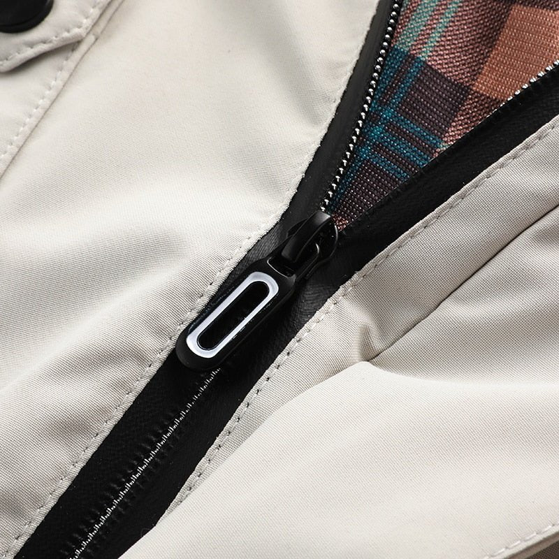 Veste cole de plein air imperméable et coupe-vent confortable - pour hommes - Aurelles