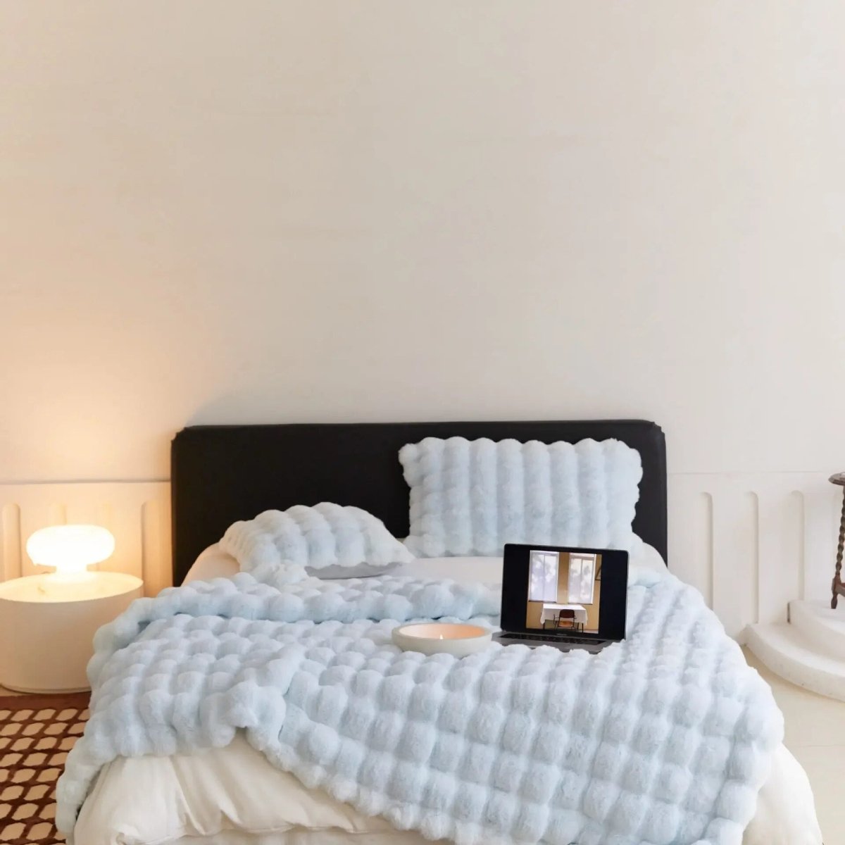 Orion – Plaid Double Face en Laine Synthétique Ultra-Douce et Chaleureuse