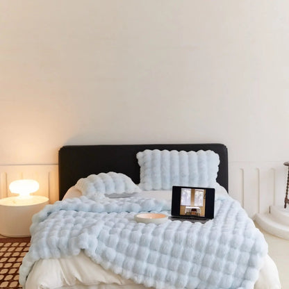 Orion – Plaid Double Face en Laine Synthétique Ultra-Douce et Chaleureuse