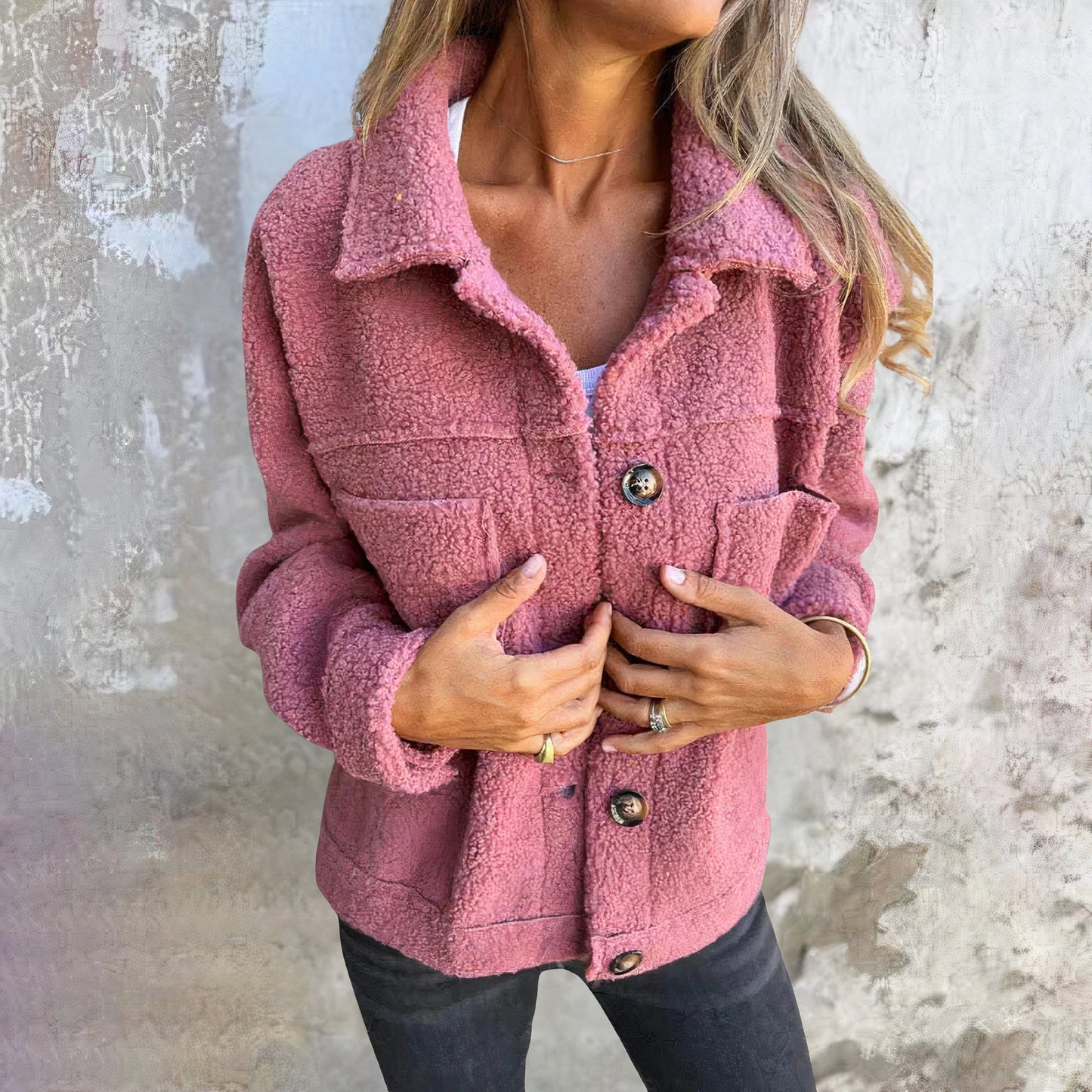 Veste en polaire confortable douce et confortable pour femmes - Aurelles