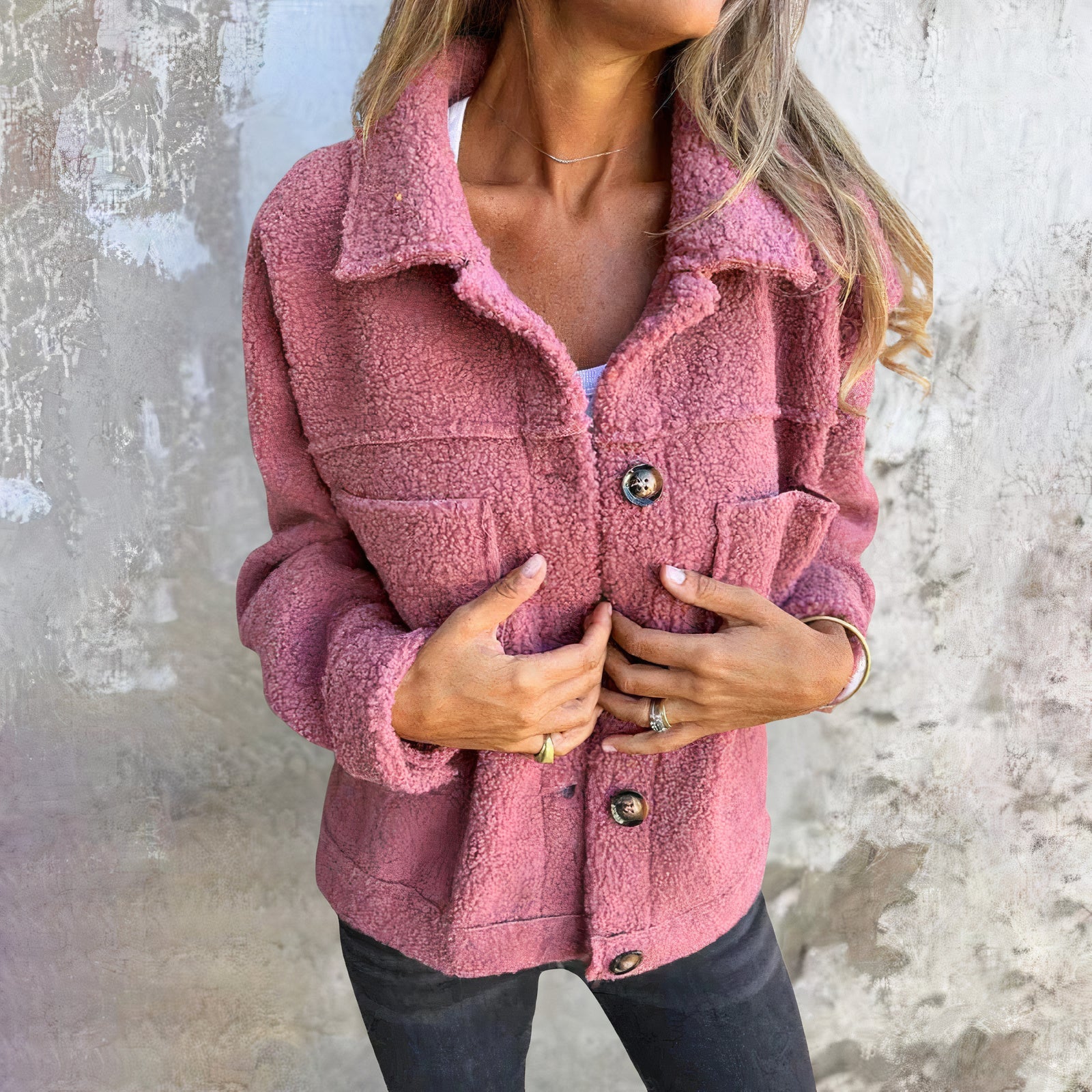 Veste en polaire confortable douce et confortable pour femmes - Aurelles