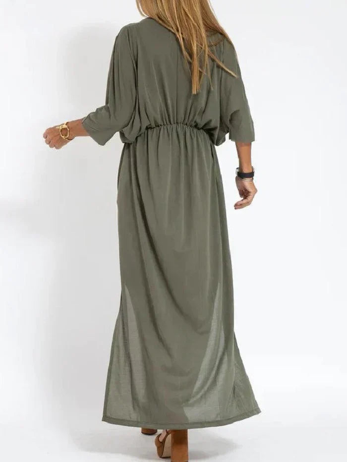 Robe d'été pour femmes – Col rond sans manches décontractée