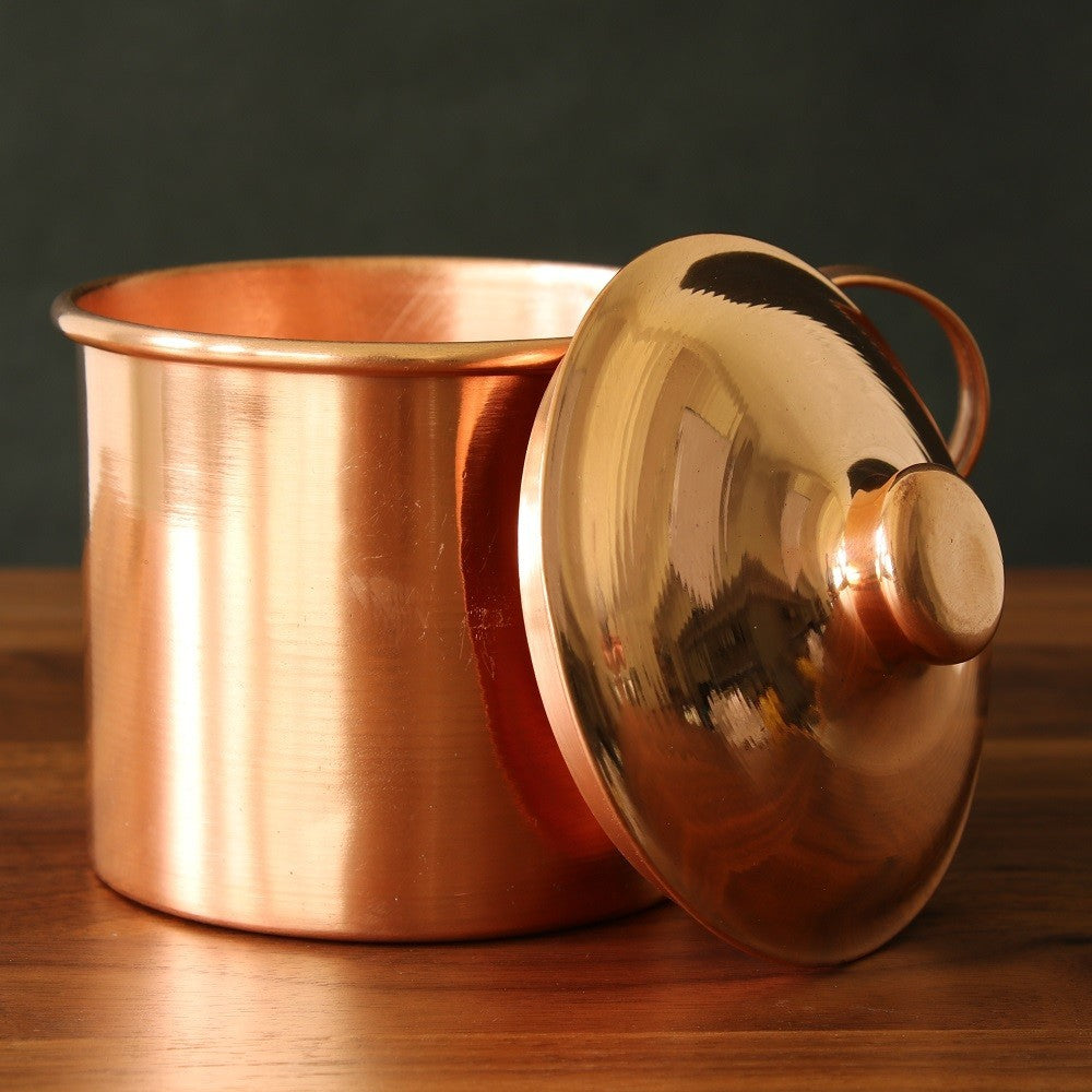 Mug en Cuivre Véritable Fait Main pour Moscow Mule Café et Bière Style Artisanal