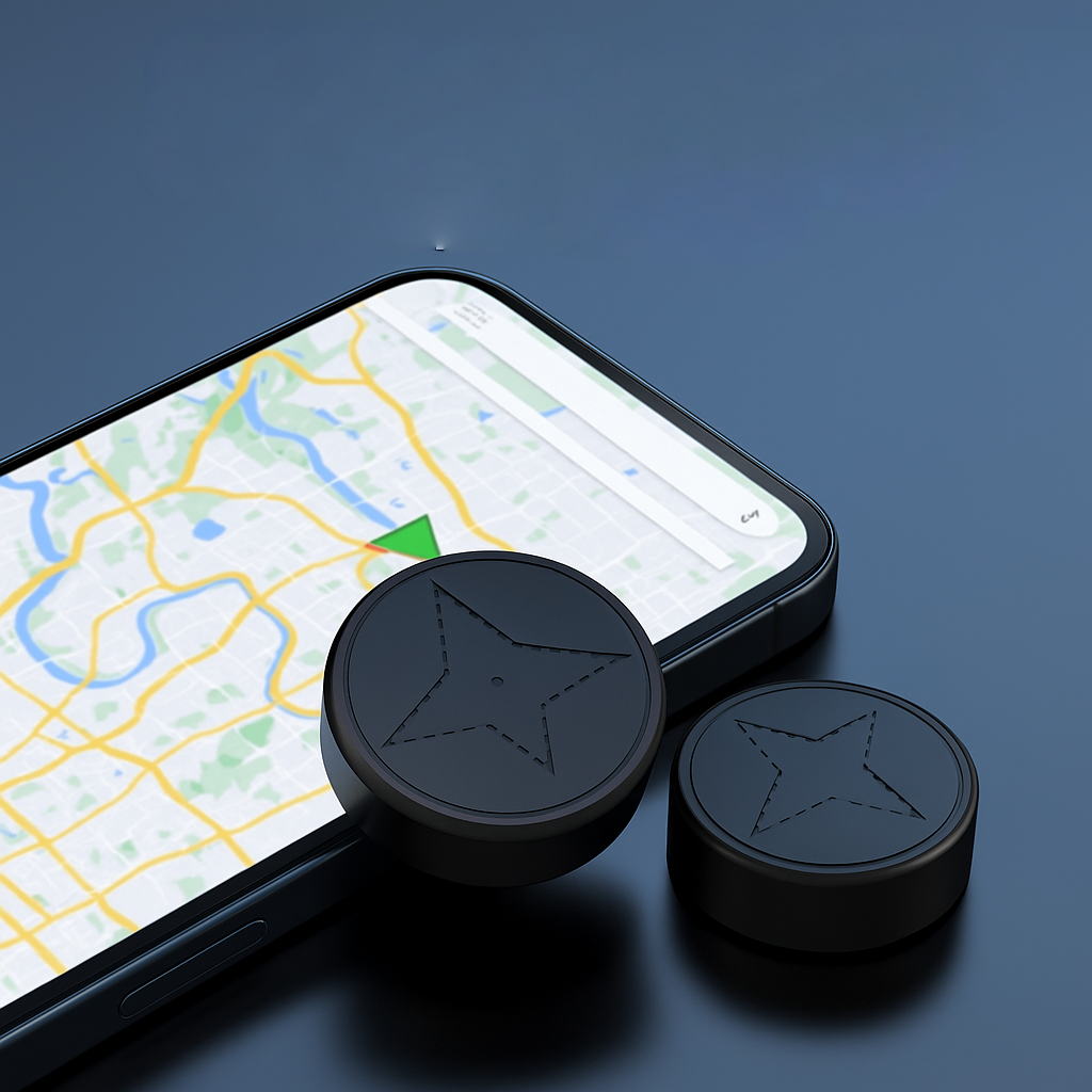 Traceur GPS Magnétique Compact Étanche pour Voiture Moto et Suivi de Véhicule en Temps Réel