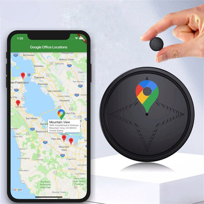 Traceur GPS Magnétique Compact Étanche pour Voiture Moto et Suivi de Véhicule en Temps Réel