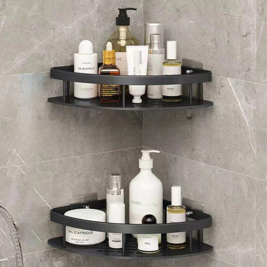 Lunara – Étagère Murale en Aluminium Mat Minimaliste pour Douche