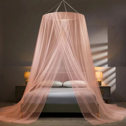 Hanging Foldable Canopy Bed Mosquito Net for Single Double Bed and Camping