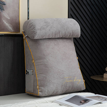 Lunara – Coussin de Lecture avec Dossier Ergonomique et Franges de Luxe