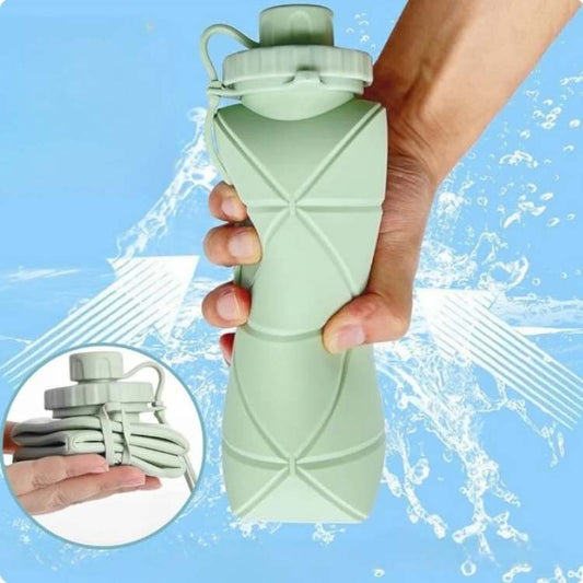 AquaFlex – Bouteille Pliable Ultra-Compact et Anti-Fuite