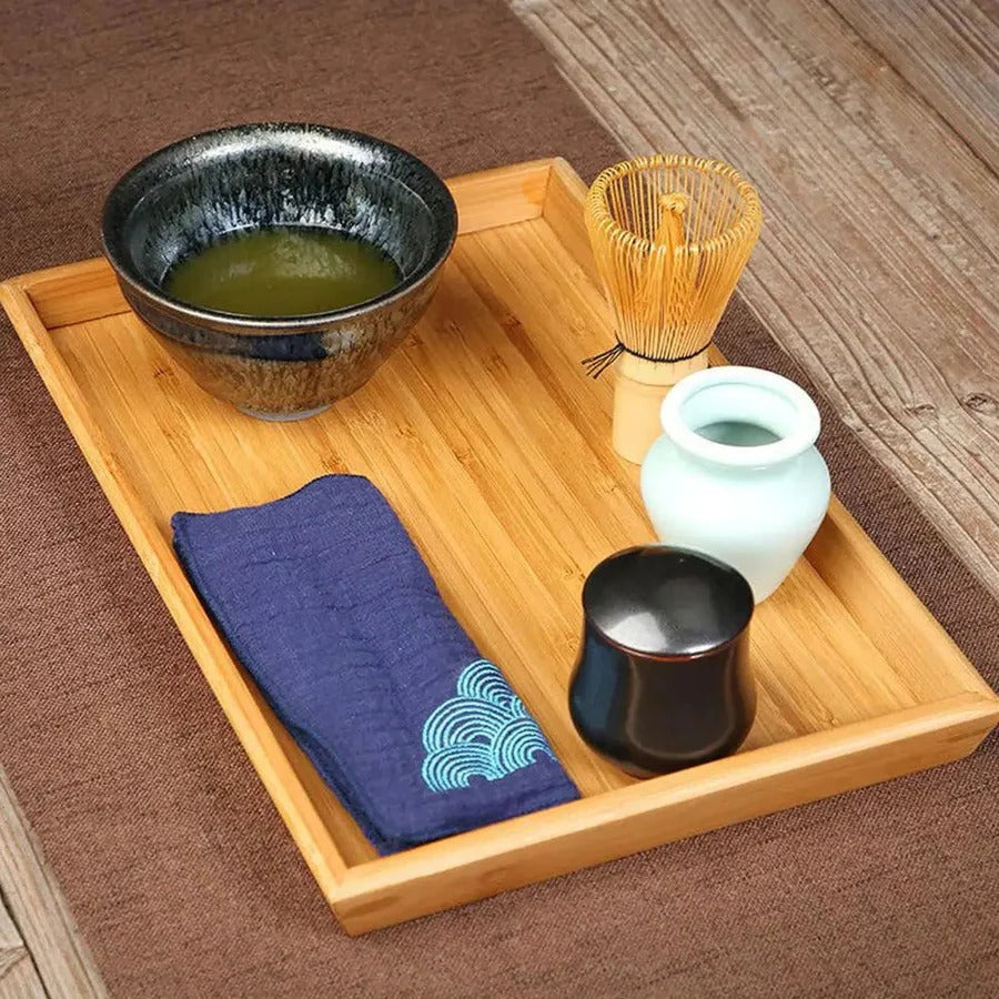 Bamboo Matcha Accessories Set with Chasen Whisk and Spoons for Traditional Preparation