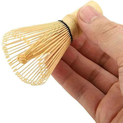 Bamboo Matcha Accessories Set with Chasen Whisk and Spoons for Traditional Preparation