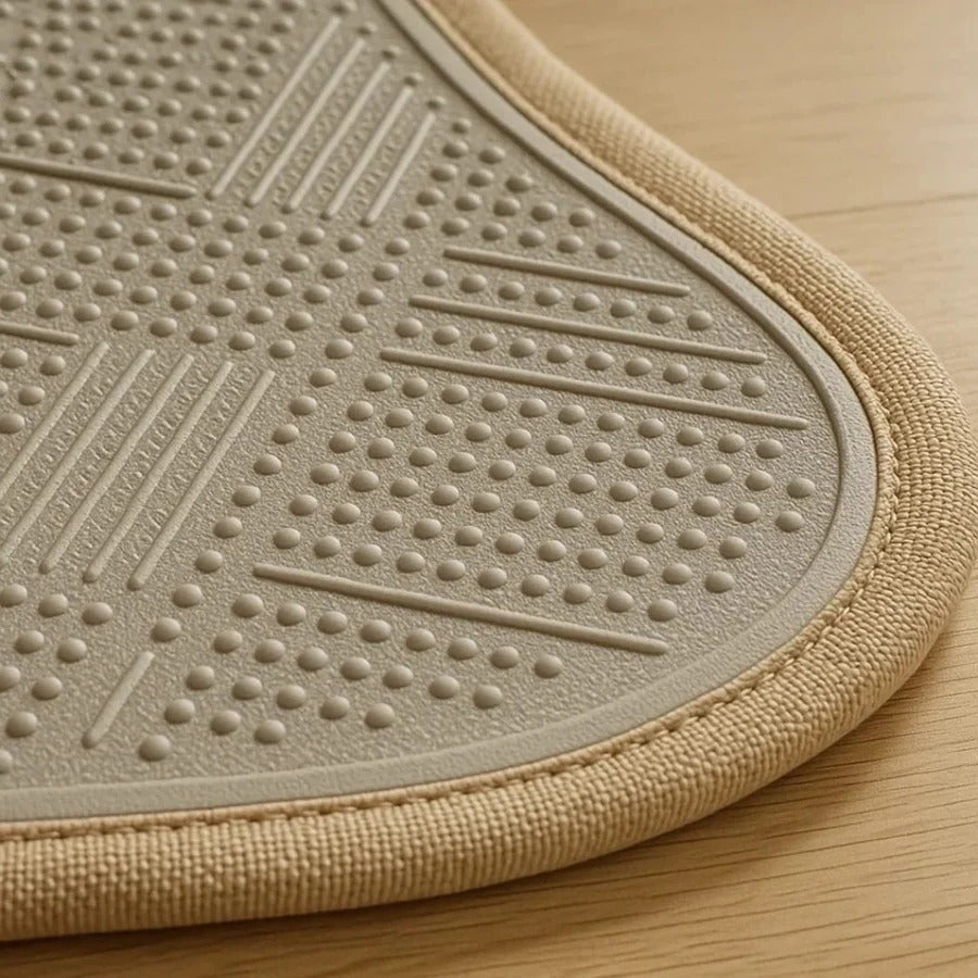 Tapis de Protection pour Fauteuil de Bureau en Velours Ras Antidérapant pour Parquet Stratifié et Carrelage