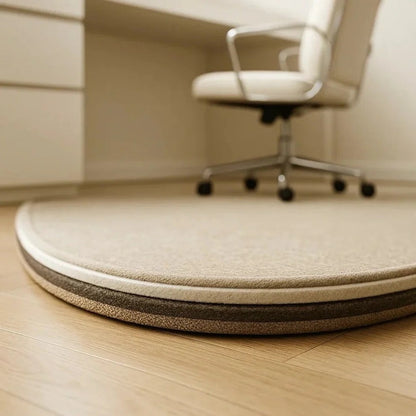 Tapis de Protection pour Fauteuil de Bureau en Velours Ras Antidérapant pour Parquet Stratifié et Carrelage