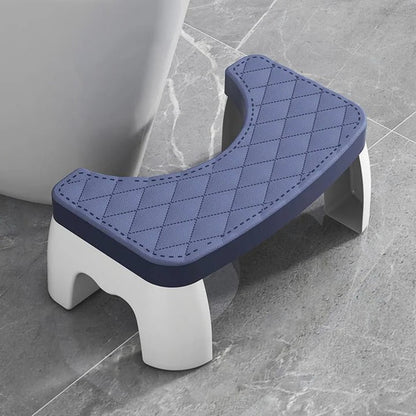 Marchepied de Toilettes Antidérapant Compact en Plastique pour Posture Physiologique Adulte et Enfant