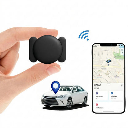Traceur Bluetooth Compact pour Voiture et Objets Personnels avec Application Mobile Boîtier Aimanté et Porte-Clés