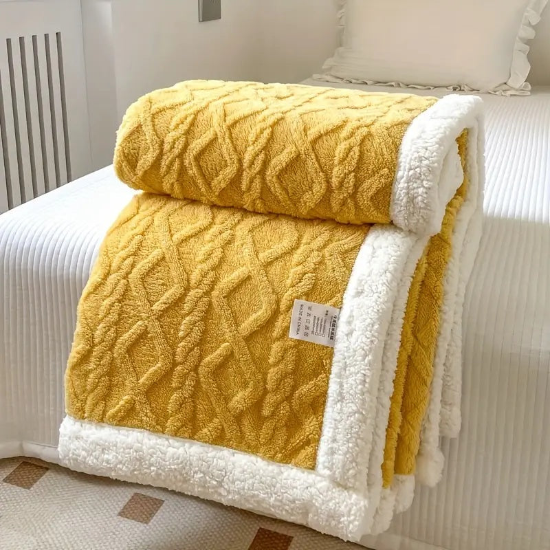 Lunara – Plaid Sherpa Réversible Ultra-Doux et Cosy