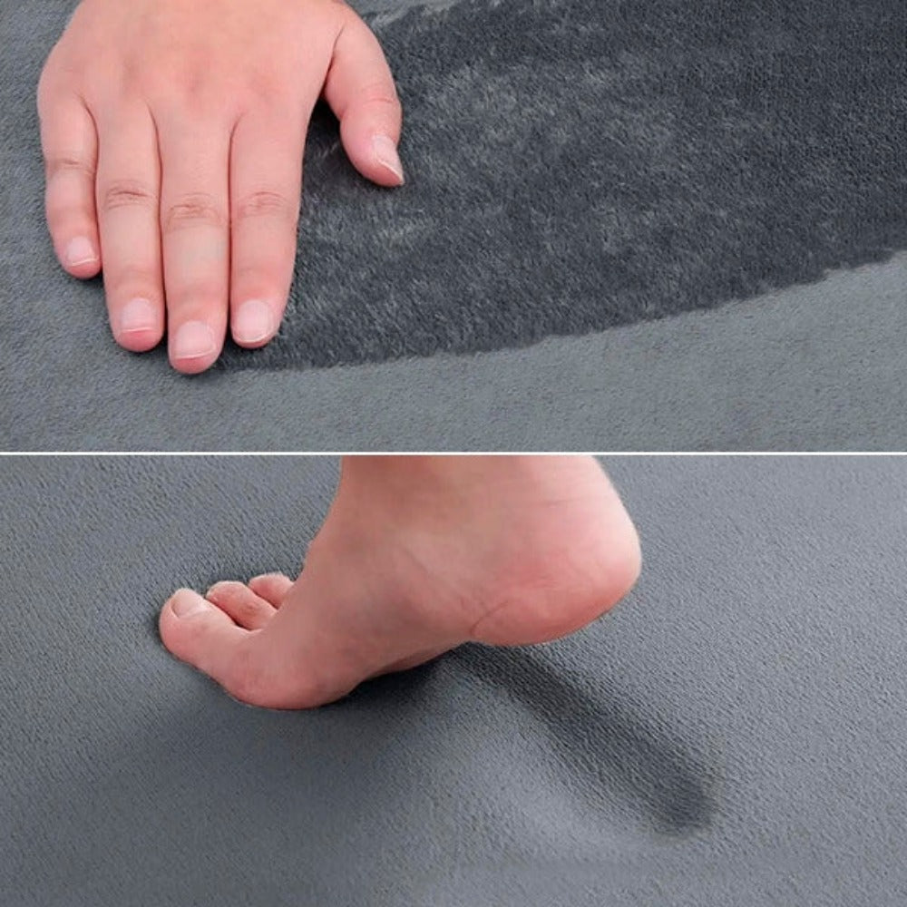 Velora – Tapis de Bain en Mousse à Mémoire de Forme, Antidérapant et Luxueux