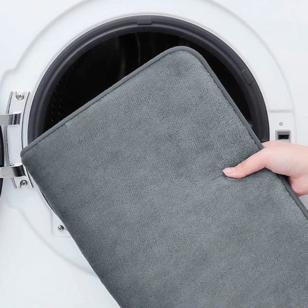 Velora – Tapis de Bain en Mousse à Mémoire de Forme, Antidérapant et Luxueux