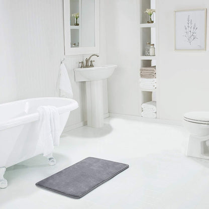 Velora – Tapis de Bain en Mousse à Mémoire de Forme, Antidérapant et Luxueux