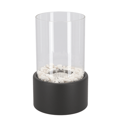 Orion – Lampe à Huile en Métal et Verre Élégante