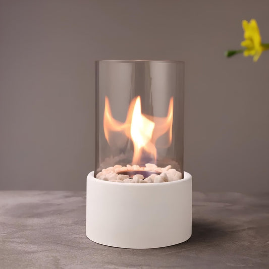 Orion – Lampe à Huile en Métal et Verre Élégante