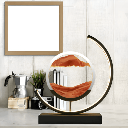 Solène – Lampe à Sable LED Apaisante avec Télécommande et Intensité Réglable