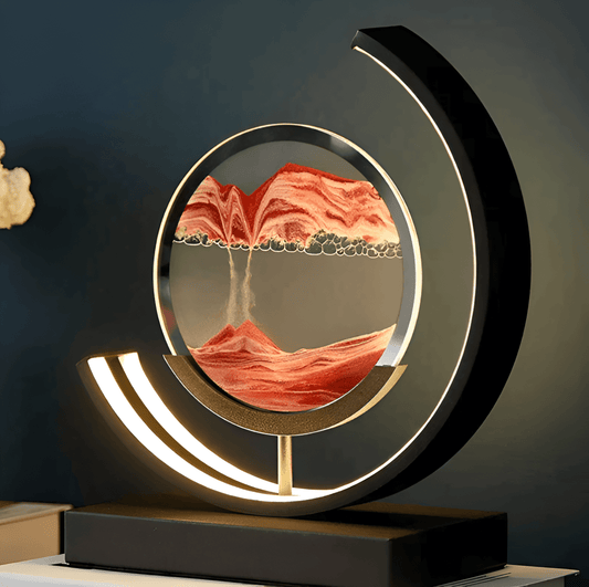 Solène – Lampe à Sable LED Apaisante avec Télécommande et Intensité Réglable