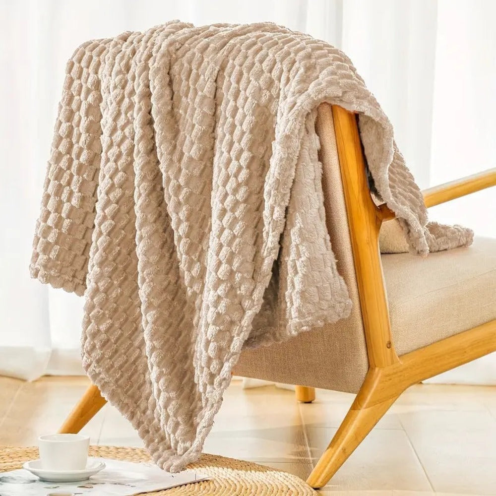 Velora – Plaid Douillet en Peluche Ultra-Soft et Luxueux