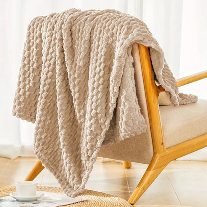 Velora – Plaid Douillet en Peluche Ultra-Soft et Luxueux