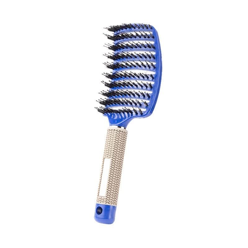 Brosse à Cheveux Démêlante Souple à Picots Flexibles pour Cheveux Mouillés et Secs Unisexe Format Ergonomique