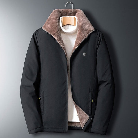 Veste coupe-vent avec doublure douce pour hommes - Aurelles
