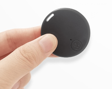 Ultra-Compact Bluetooth Tracker for Keys, Bags, and Luggage with Mobile App and Fixing Ring