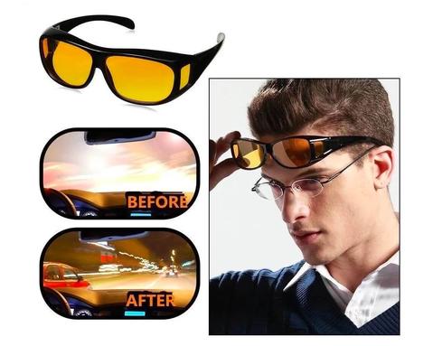 Yellow Lens Anti-Glare Night Driving Glasses for Men and Women