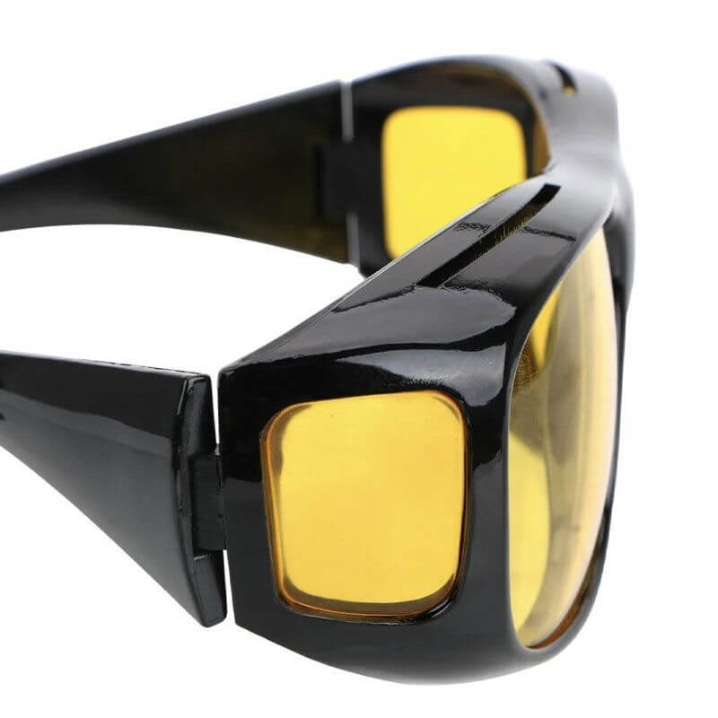 Yellow Lens Anti-Glare Night Driving Glasses for Men and Women