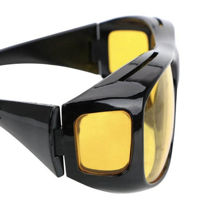 Yellow Lens Anti-Glare Night Driving Glasses for Men and Women