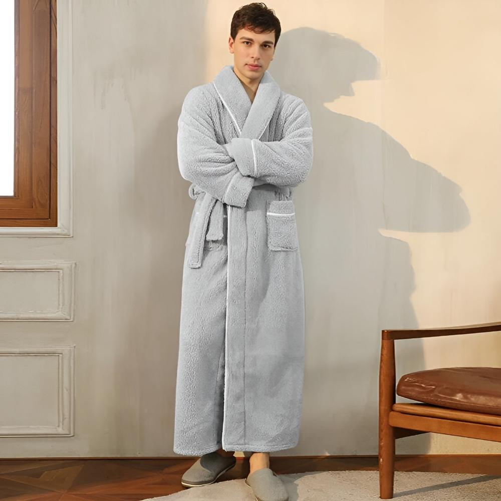 Lunara – Soft and Unisex Flannel Bathrobe
