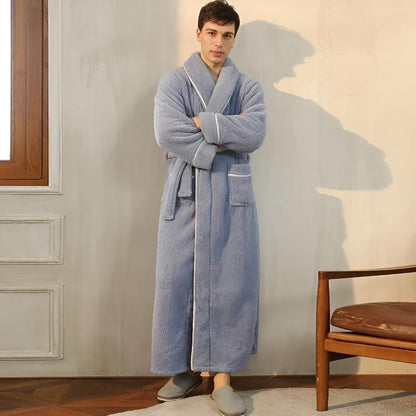 Lunara – Soft and Unisex Flannel Bathrobe