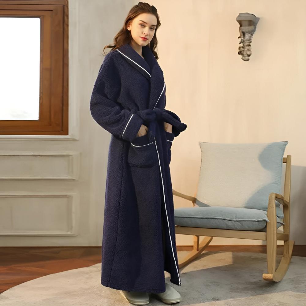 Lunara – Soft and Unisex Flannel Bathrobe