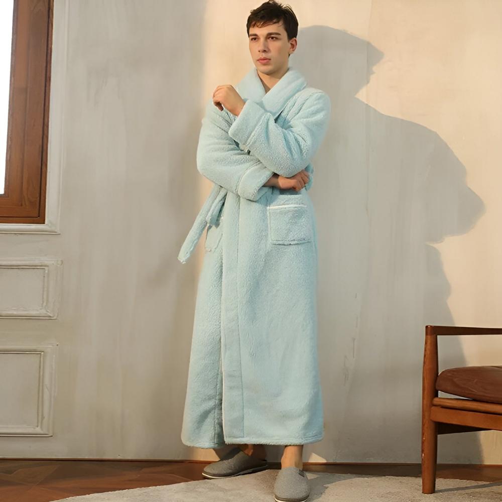 Lunara – Soft and Unisex Flannel Bathrobe